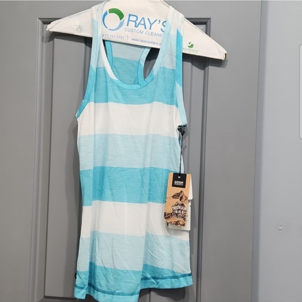 NWT Outdoor Research Blue White Stripe Isabel Tank Top XS